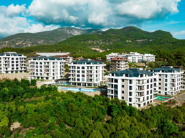 Премиальный проект в районе Оба, продажа недвижимости в Оба,