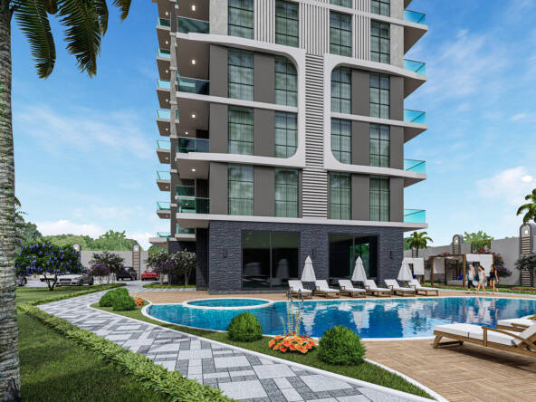 1+1 недвижимость в Махмутларе