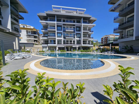 Уютная квартира 1+1 в престижном районе Оба, Аланья,